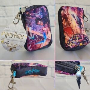 Harry Potter Searching for the Key Charm Travel Pouch Keychain Coin Wallet New